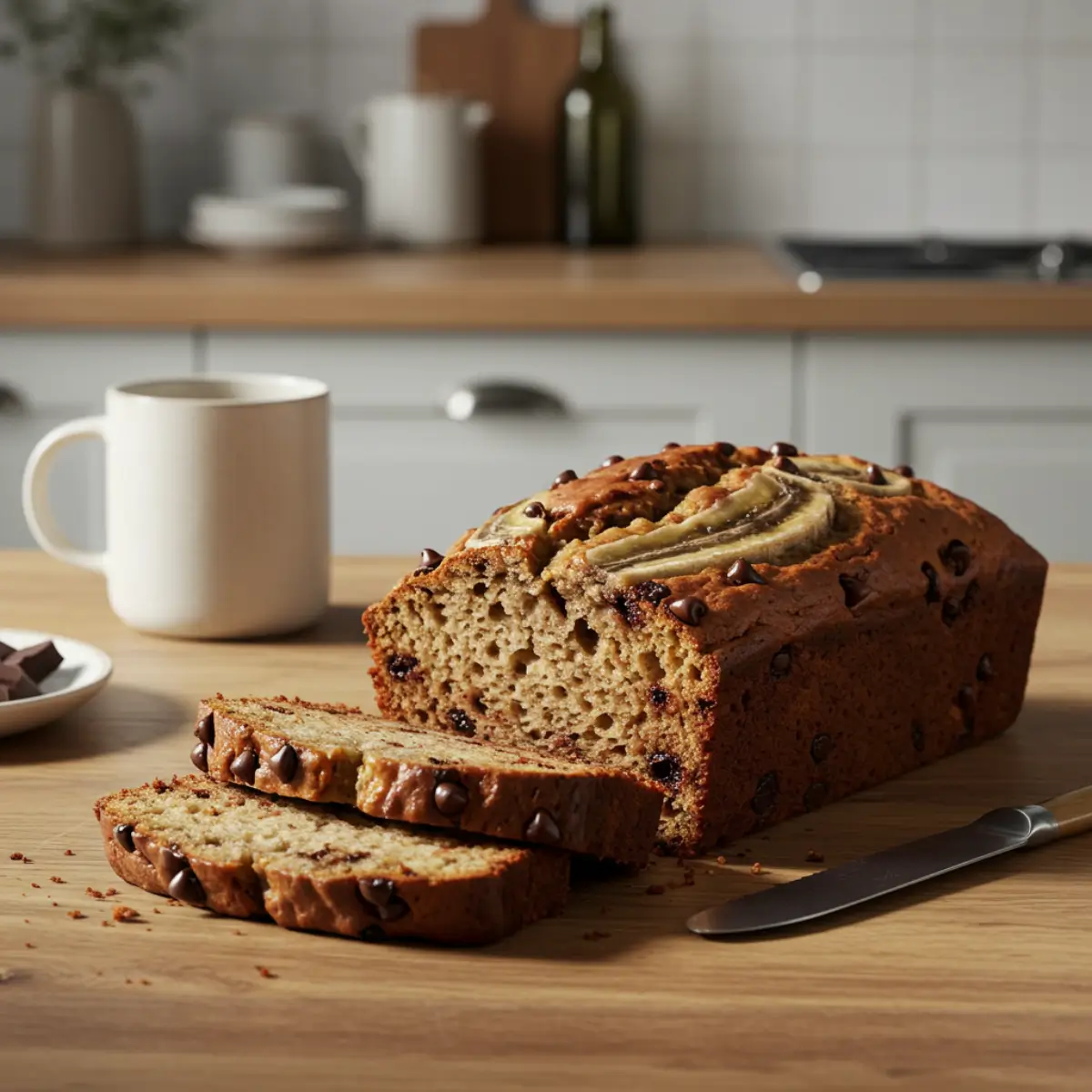 Healthy Banana Bread With Chocolate Chips Recipe – Guaranteed To Be Moist & Easy