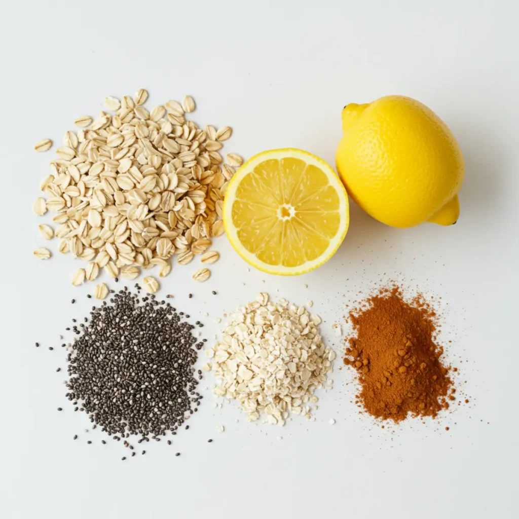 Ingredients for Oatzempic drink recipe
