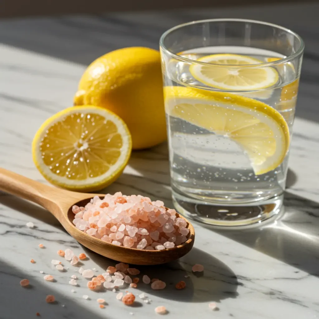 pink salt and lemon recipe ingredients