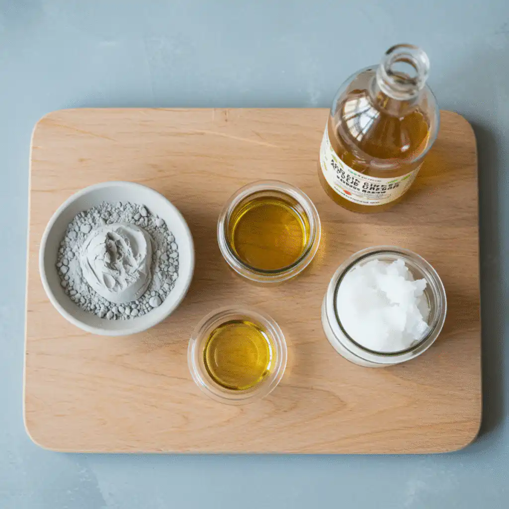 Ingredients for armpit detox recipe