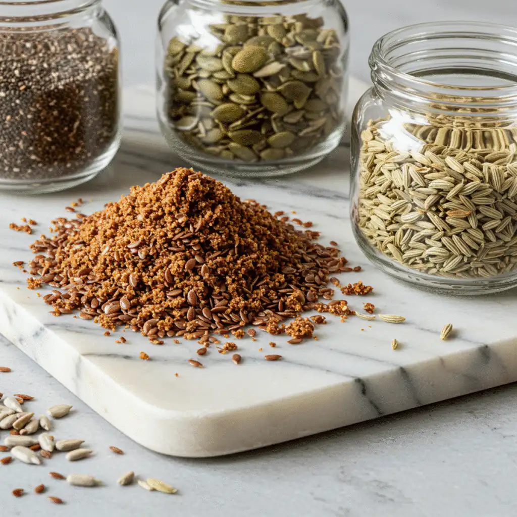ground flax chia fennel and pumpkin seeds for bariatric weight loss