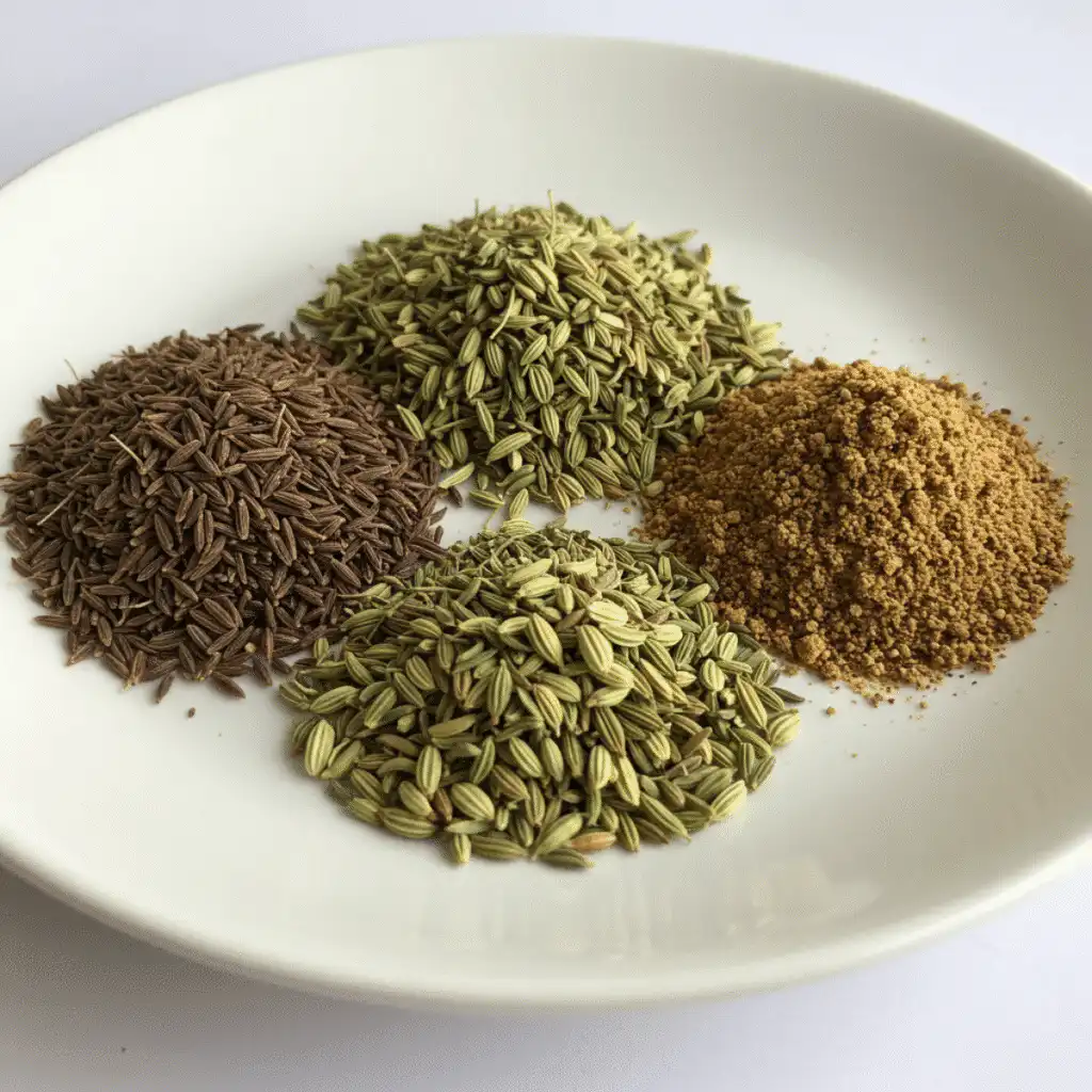 Ingredients for bariatric seed tea recipe for weight loss