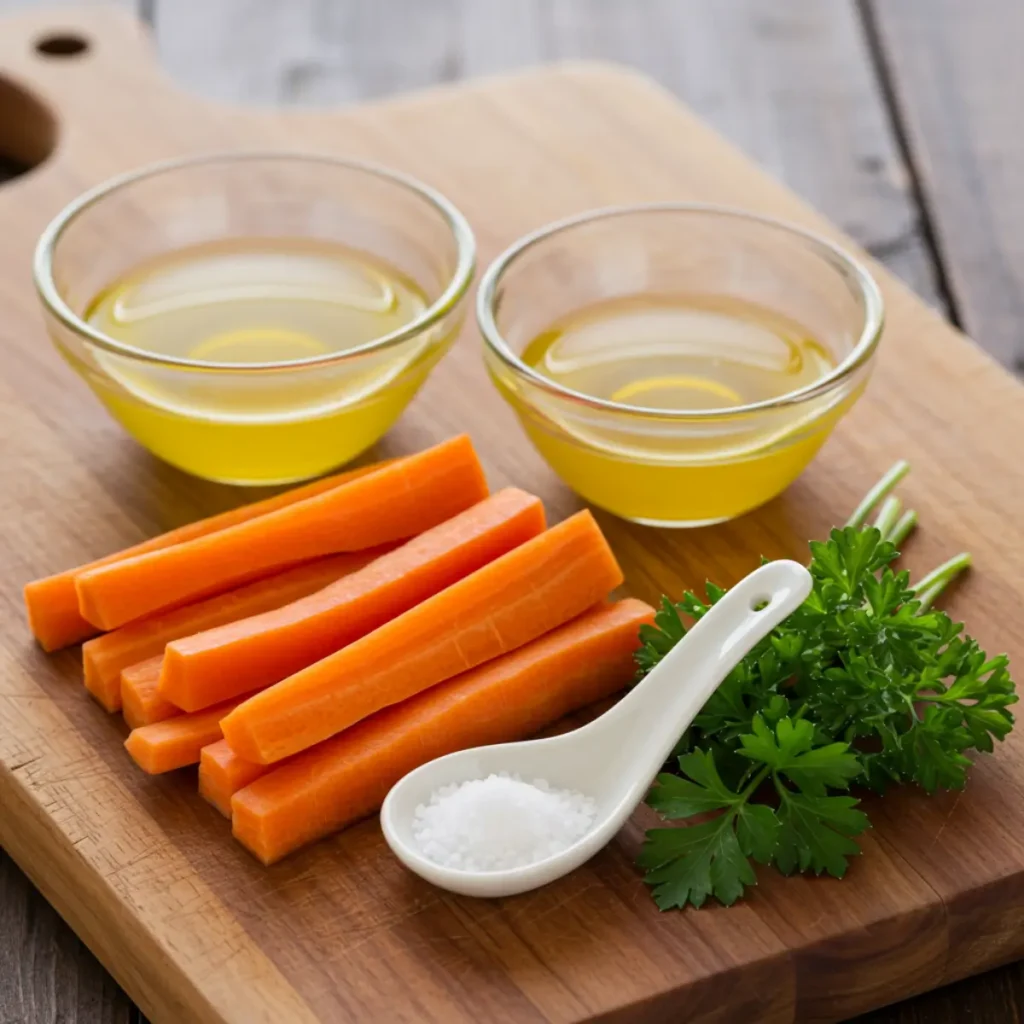Ingredients for cassie carrot salad recipe