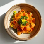 Cassie carrot salad recipe served in rustic bowl