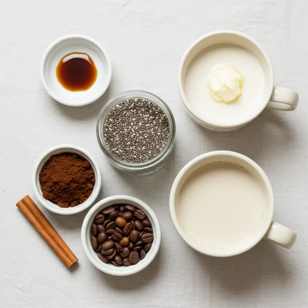 chia seeds coffee recipe ingredients