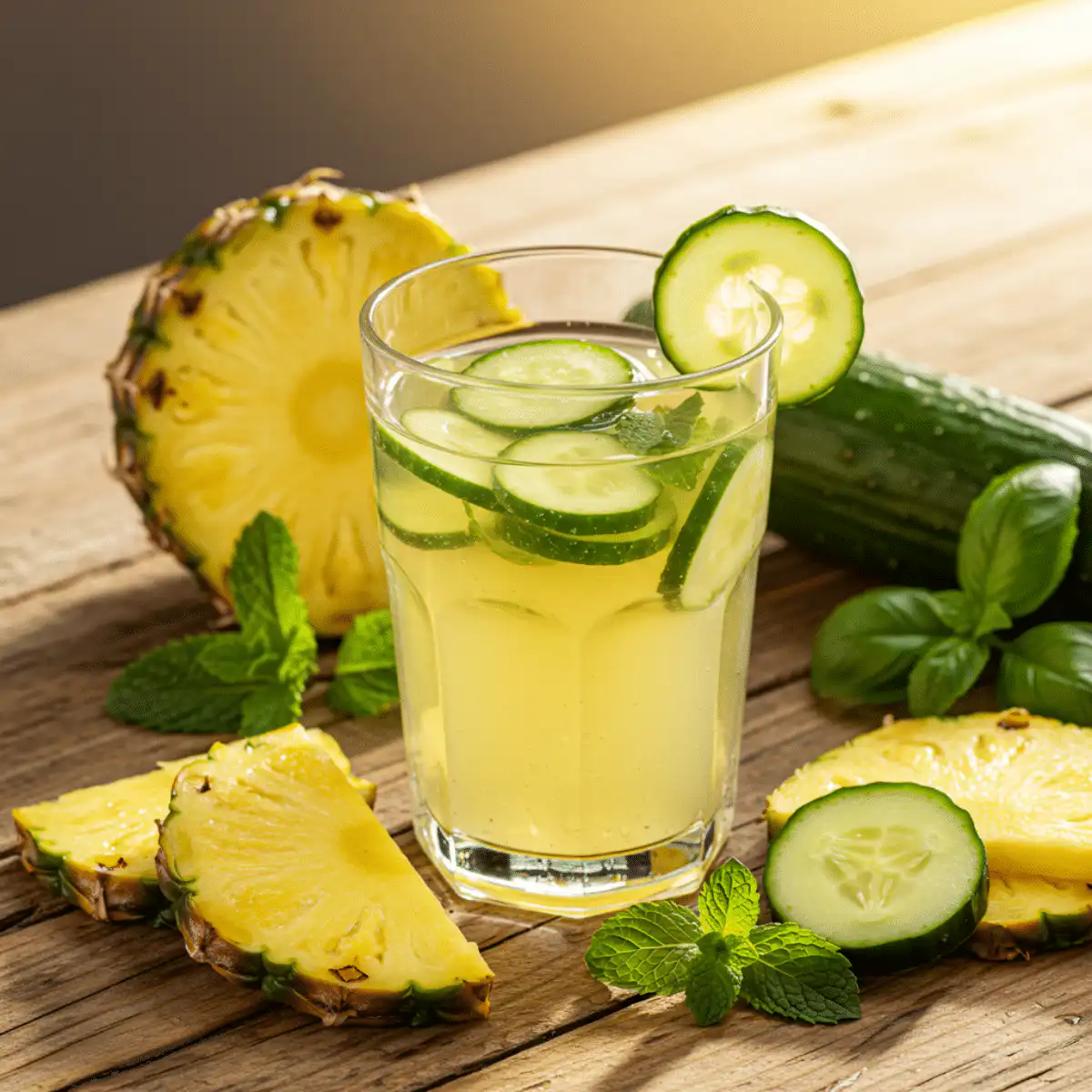 Detox with Pineapple and Cucumber: Refreshing Cleanse for Weight Loss