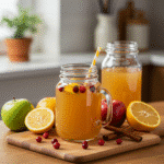 Dr Emma Clark apple cider vinegar recipe with lemon and cranberry