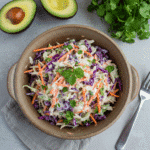Jamie Oliver coleslaw recipe with creamy yogurt dressing and fresh herbs