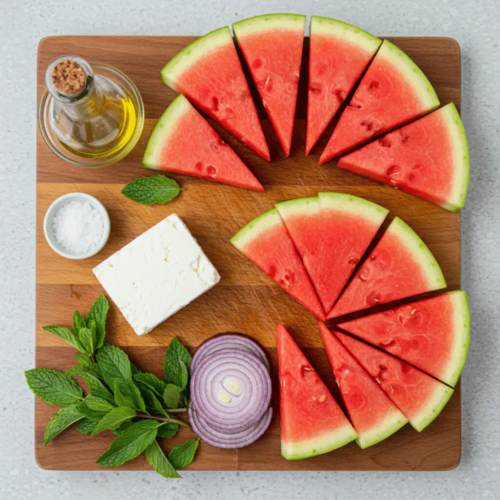  jamie oliver watermelon salad ingredients layout