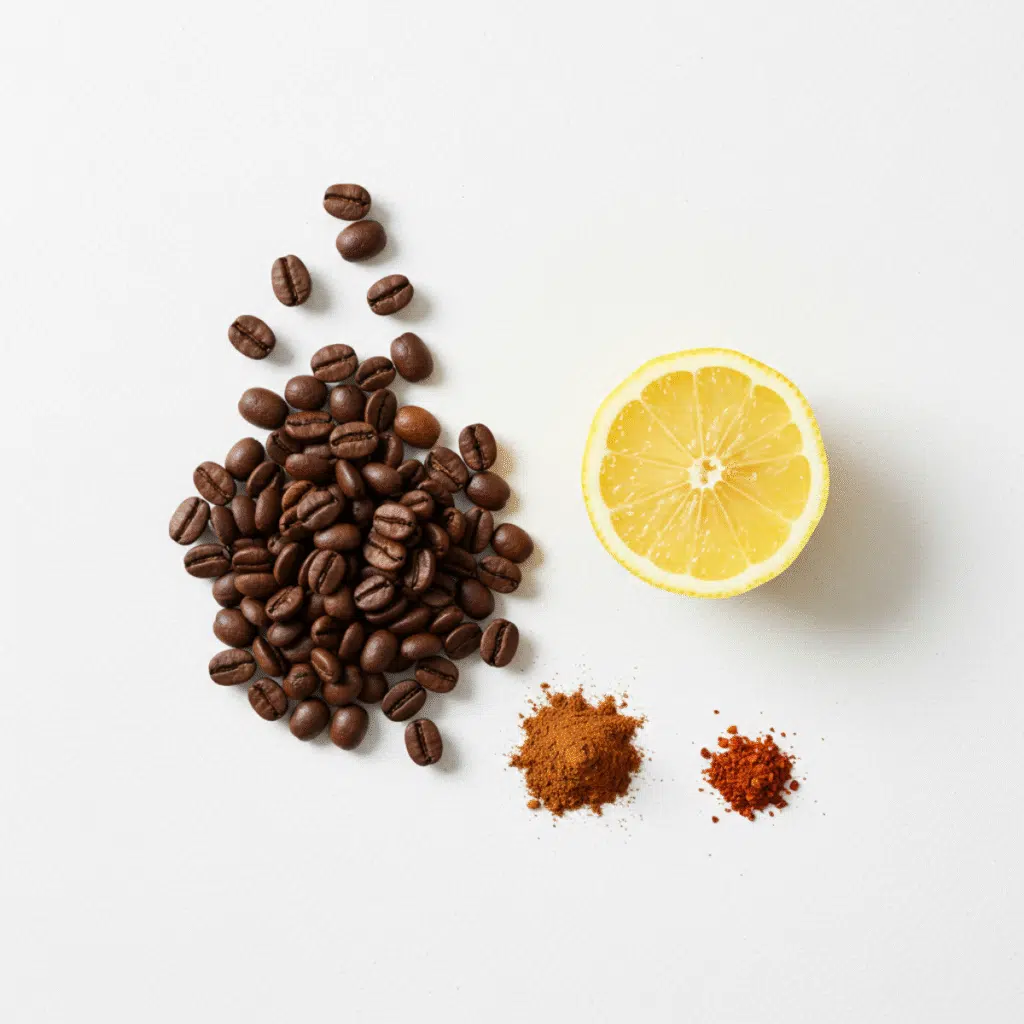 Ingredients for Jillian Michaels coffee trick