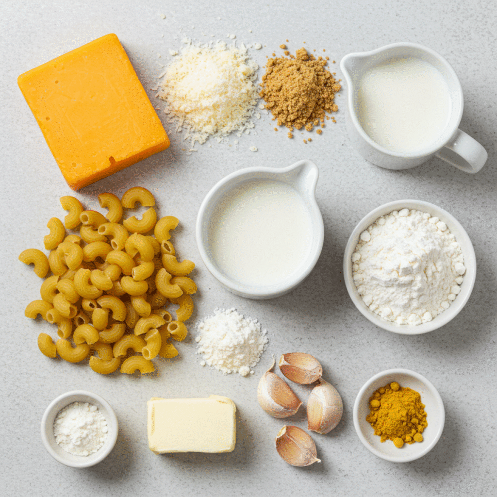 ingredients for mac and cheese Jamie Oliver recipe
