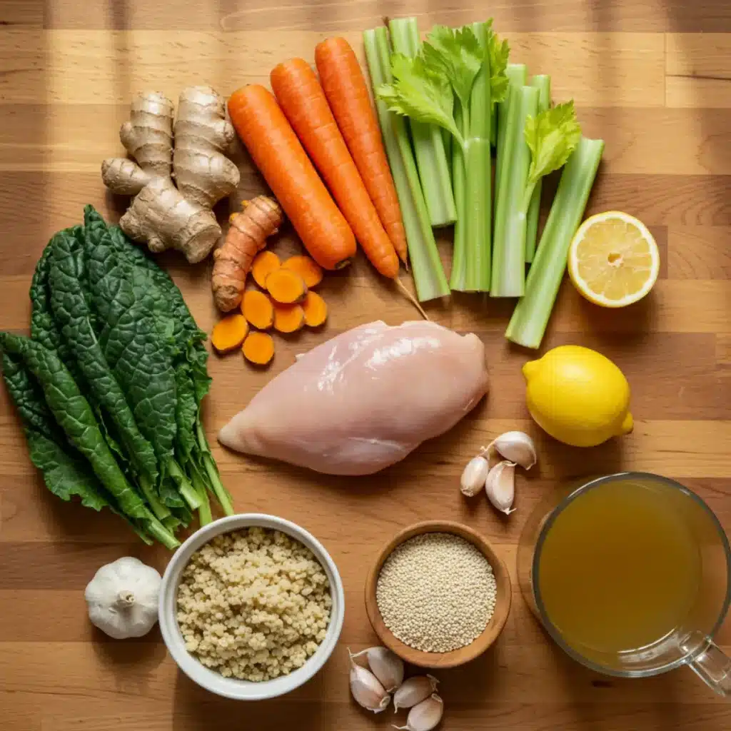 Anti-Inflammatory Chicken Soup ingredients