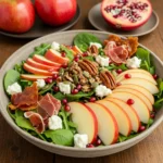 autumn harvest honeycrisp apple and feta salad