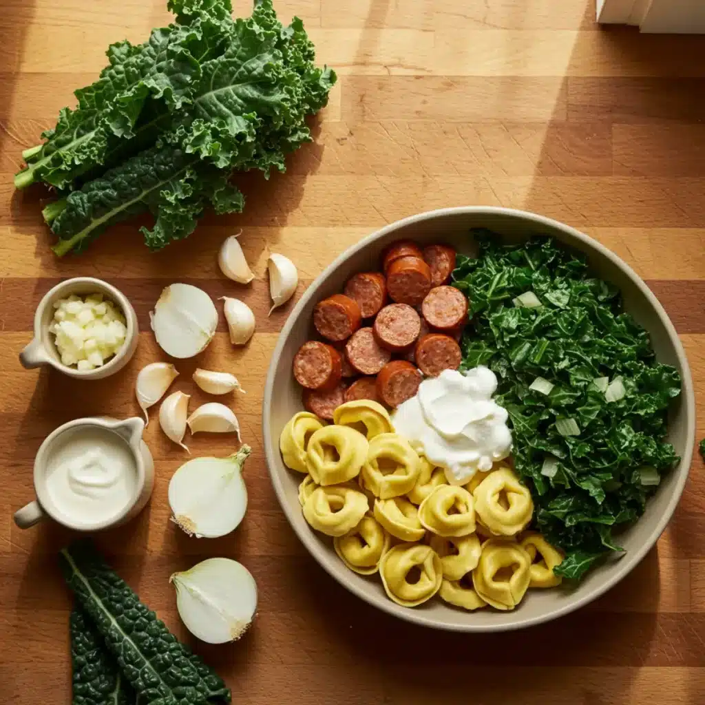 creamy tortellini soup ingredients