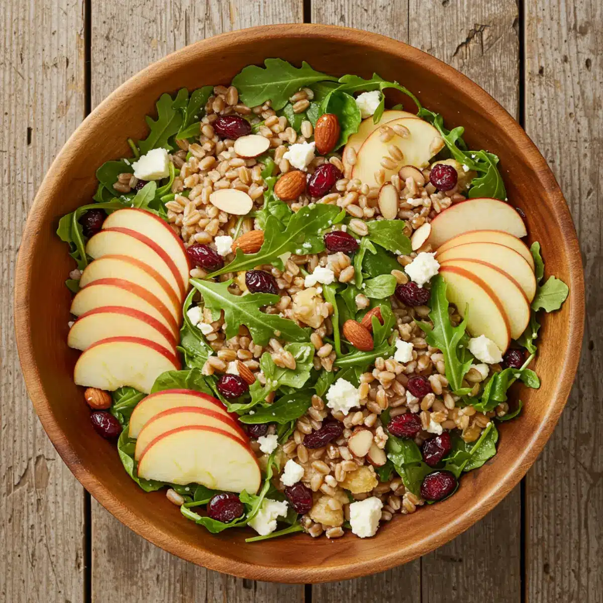 Crunchy Apple Farro Salad – Quick, Healthy & Delicious Weeknight Idea
