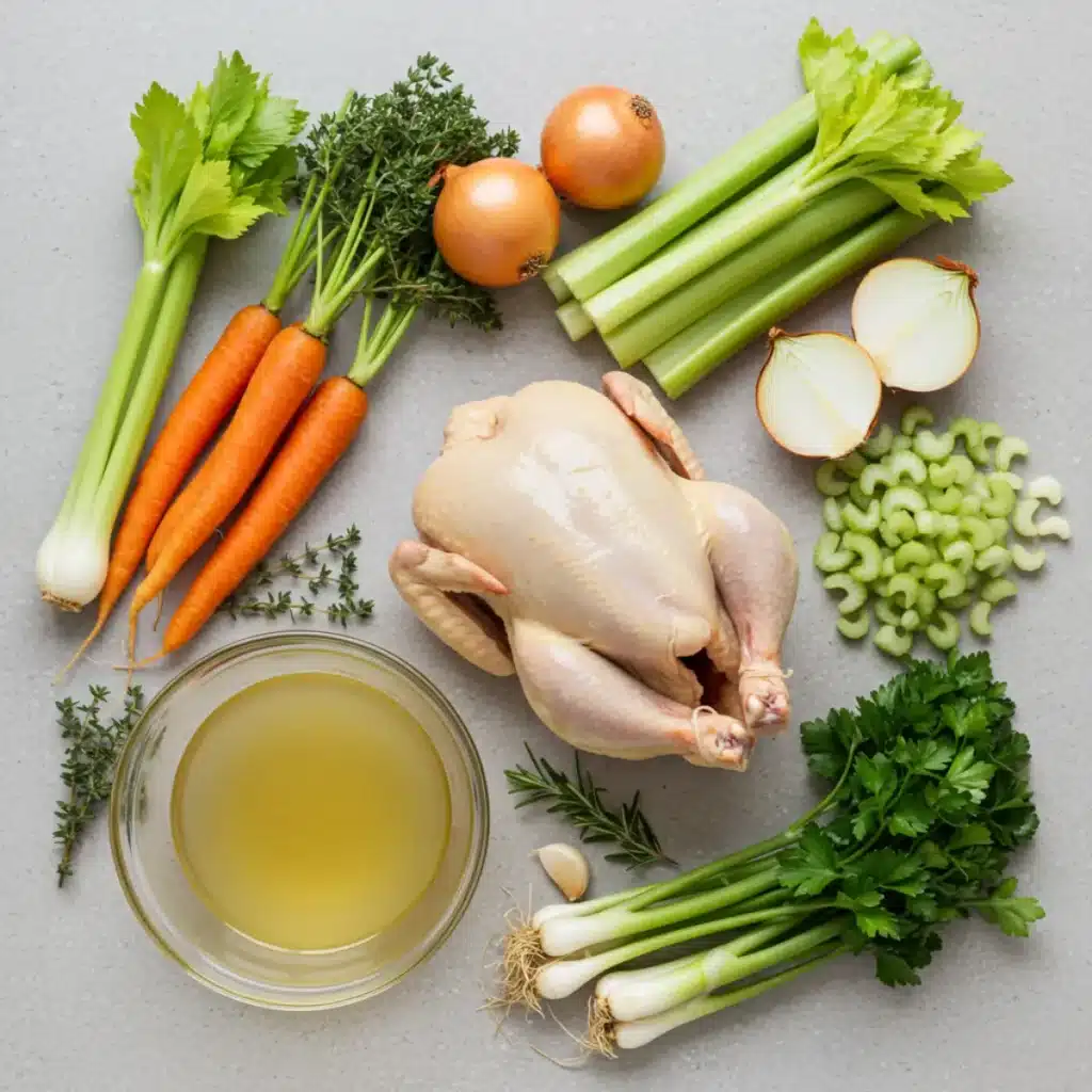 Healing Chicken Soup ingredients
