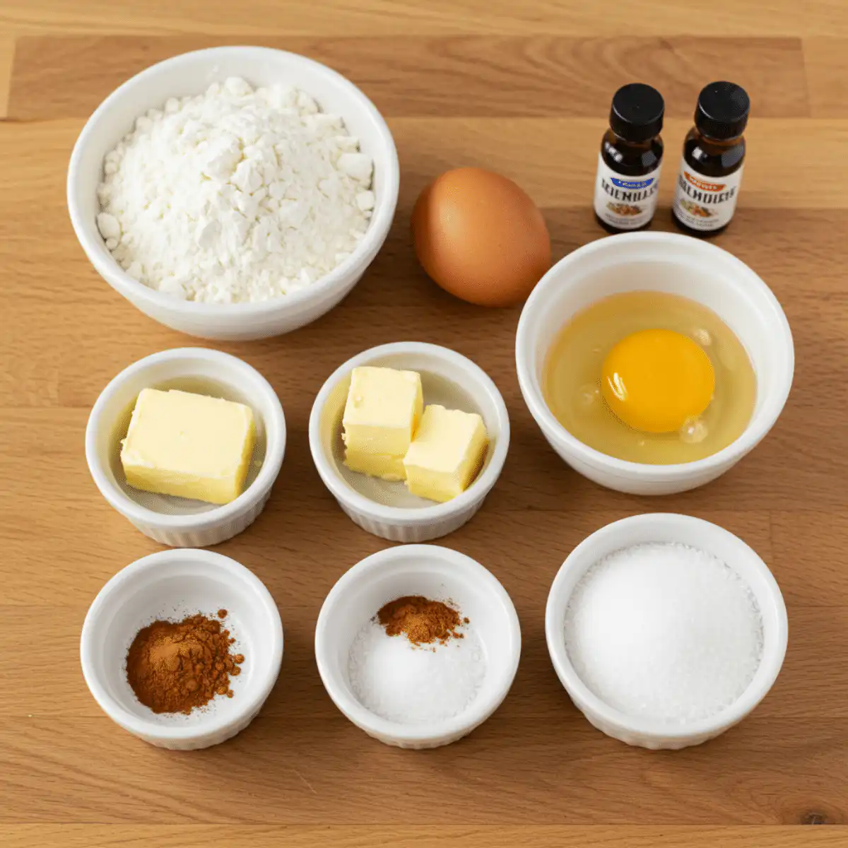 healthy air fryer churro bites ingredients