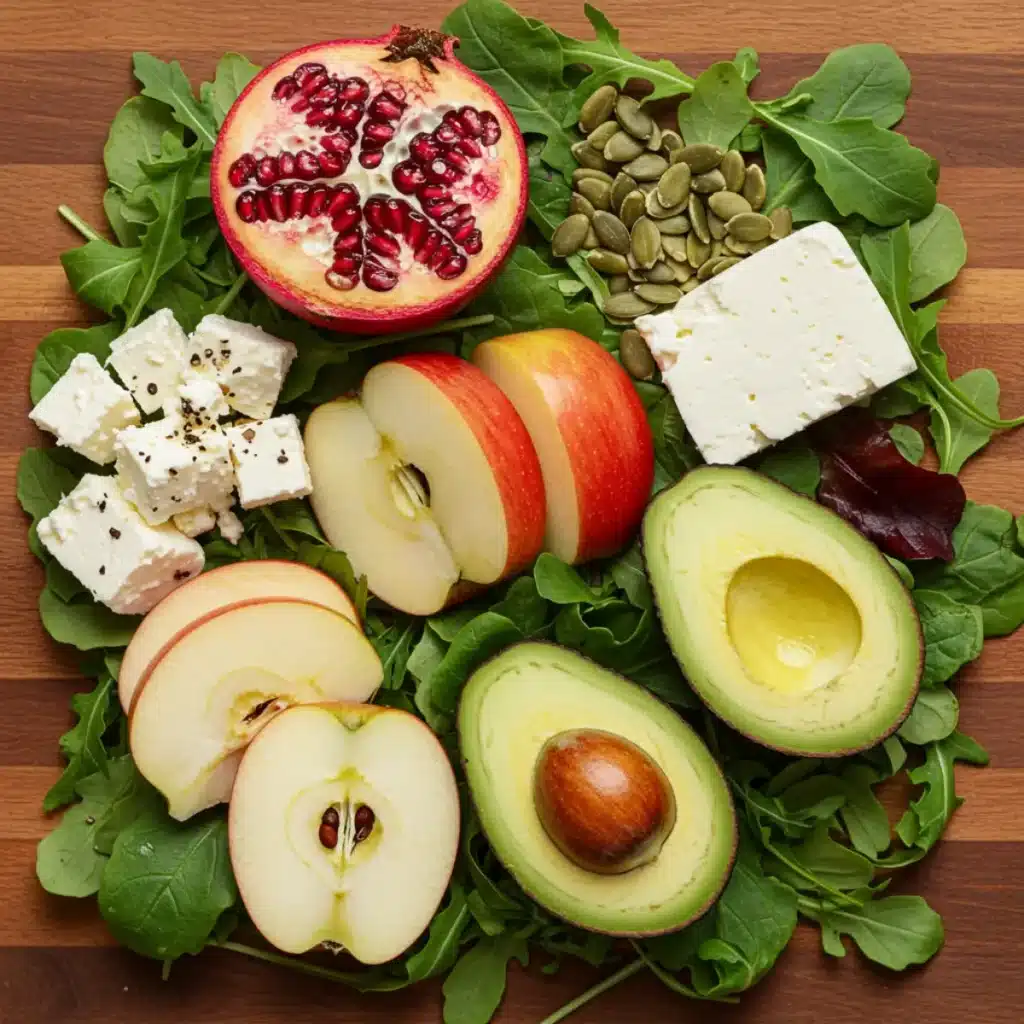 honeycrisp apple feta salad ingredients