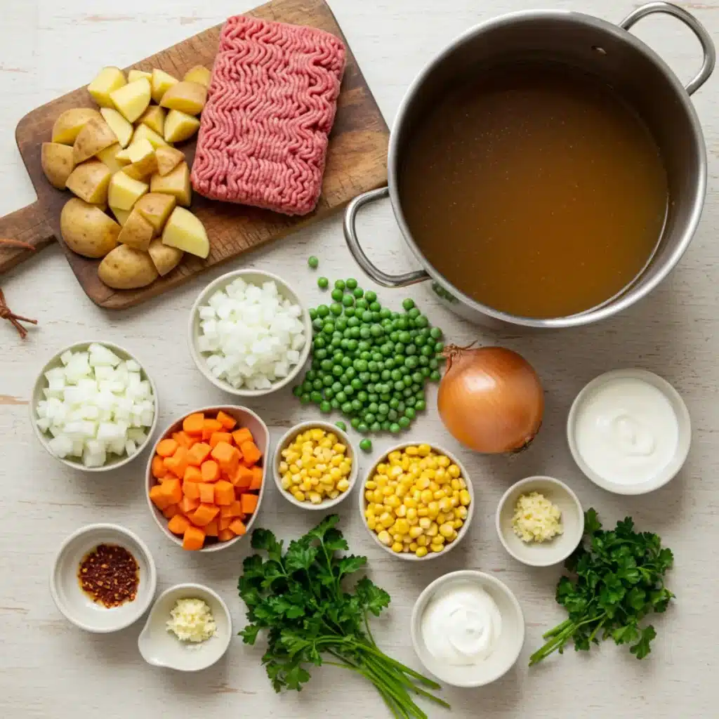 Shepherd’s Pie Soup Recipe ingredients