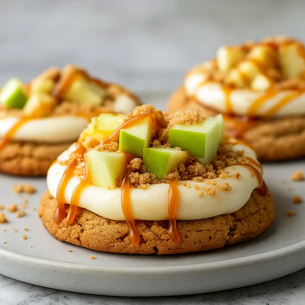 Apple Cookies with Caramel Cream Cheese Frosting – The Ultimate Autumn Cookie Recipe