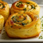 Garlic Swirl Rolls fresh from the oven
