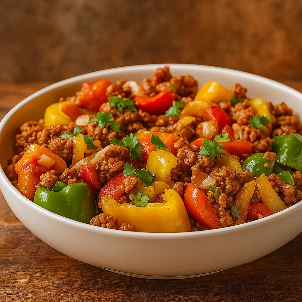 Ground Turkey and Peppers Stir-Fry – Healthy Comfort Food in 25 Minutes