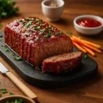 Juicy Turkey Meatloaf Recipe served with mashed potatoes