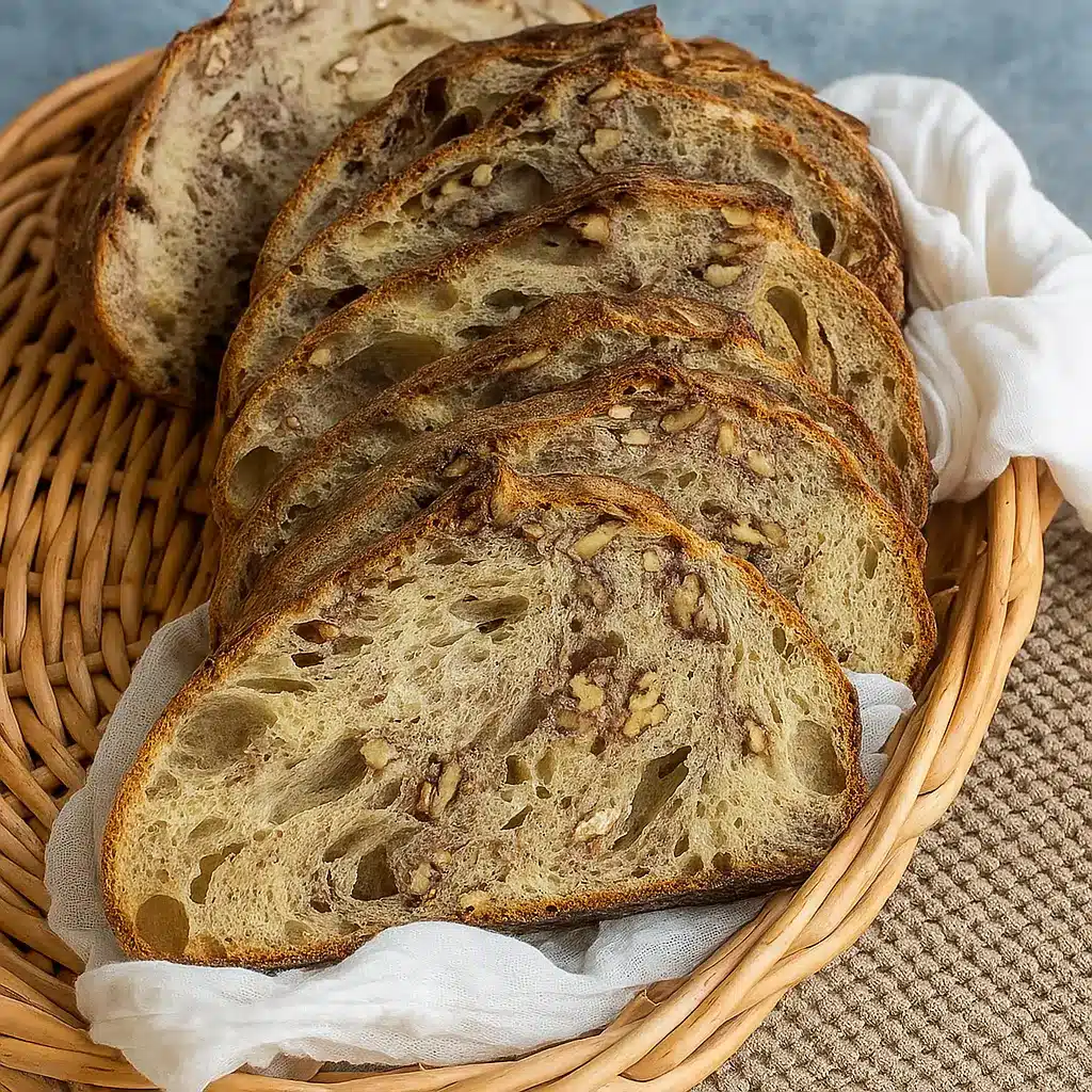 Maple Pecan Sourdough Bread: Sweet, Nutty, and Rustic