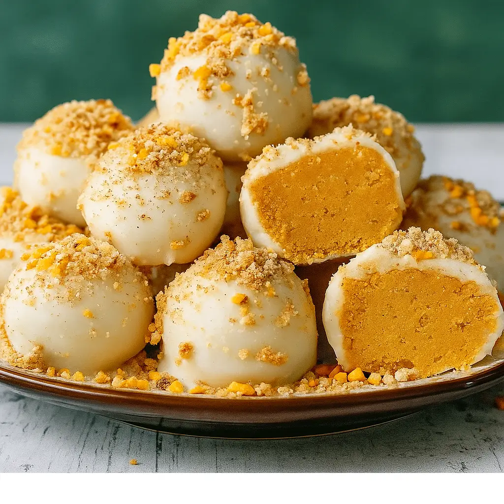 No Bake Pumpkin Cheesecake Balls – Best Fall Dessert Ever