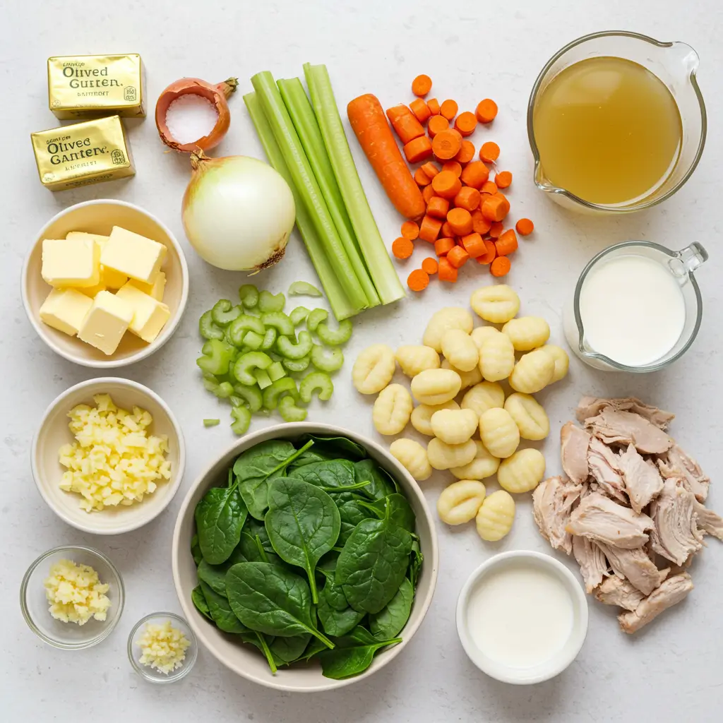 olive garden chicken gnocchi soup ingredients