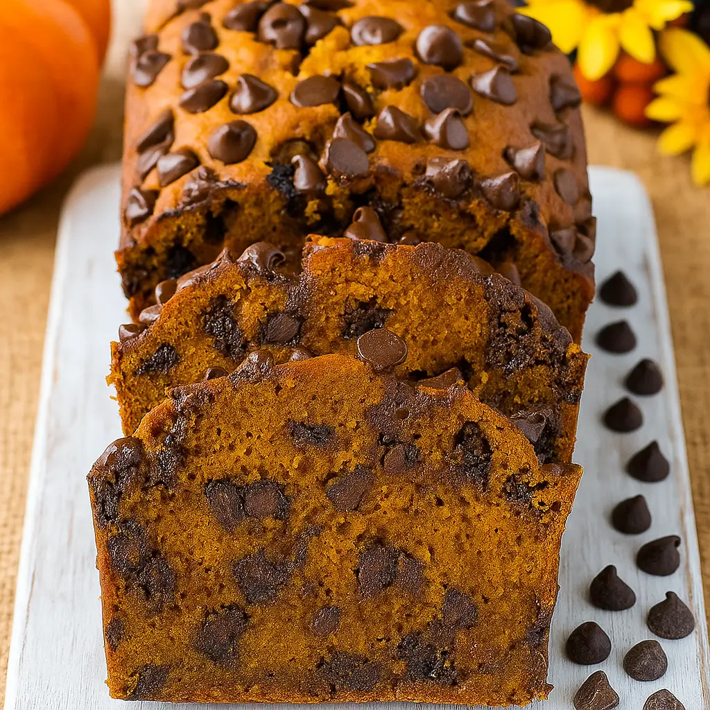 Pumpkin Chocolate Chip Bread – Quick, Easy & Delicious