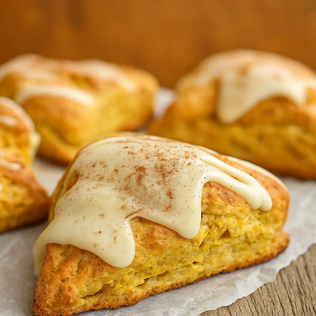 Sourdough Pumpkin Scones: Easy Recipe with Maple Glaze Magic