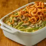 Campbells Green Bean Casserole with crispy onions
