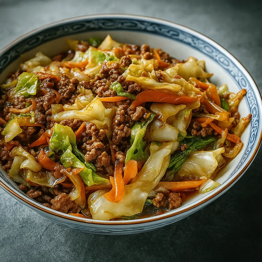 Chinese Ground Beef and Cabbage Stir-Fry Recipe: Easy Family Favorite