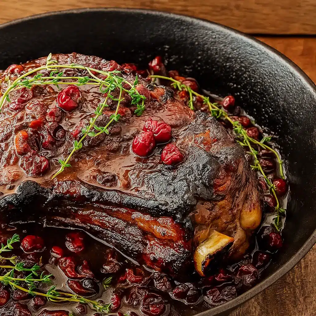 Cranberry Balsamic Roast Beef – Easy Holiday Dinner Perfection