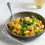 Creamy chicken and broccoli gnocchi in creamy sauce