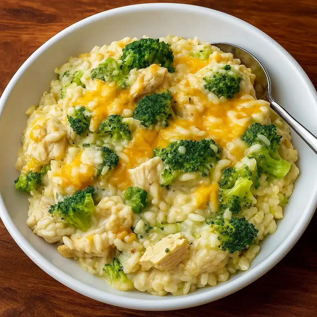Creamy Chicken Broccoli Rice Cheese Casserole – The Ultimate Comfort Dinner