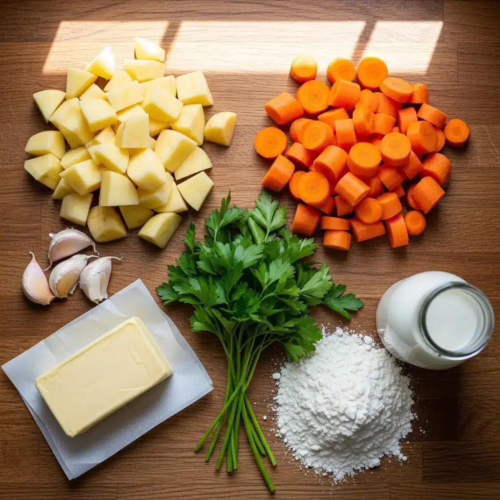 Creamy Easy Potato Soup Recipe Ingredients
