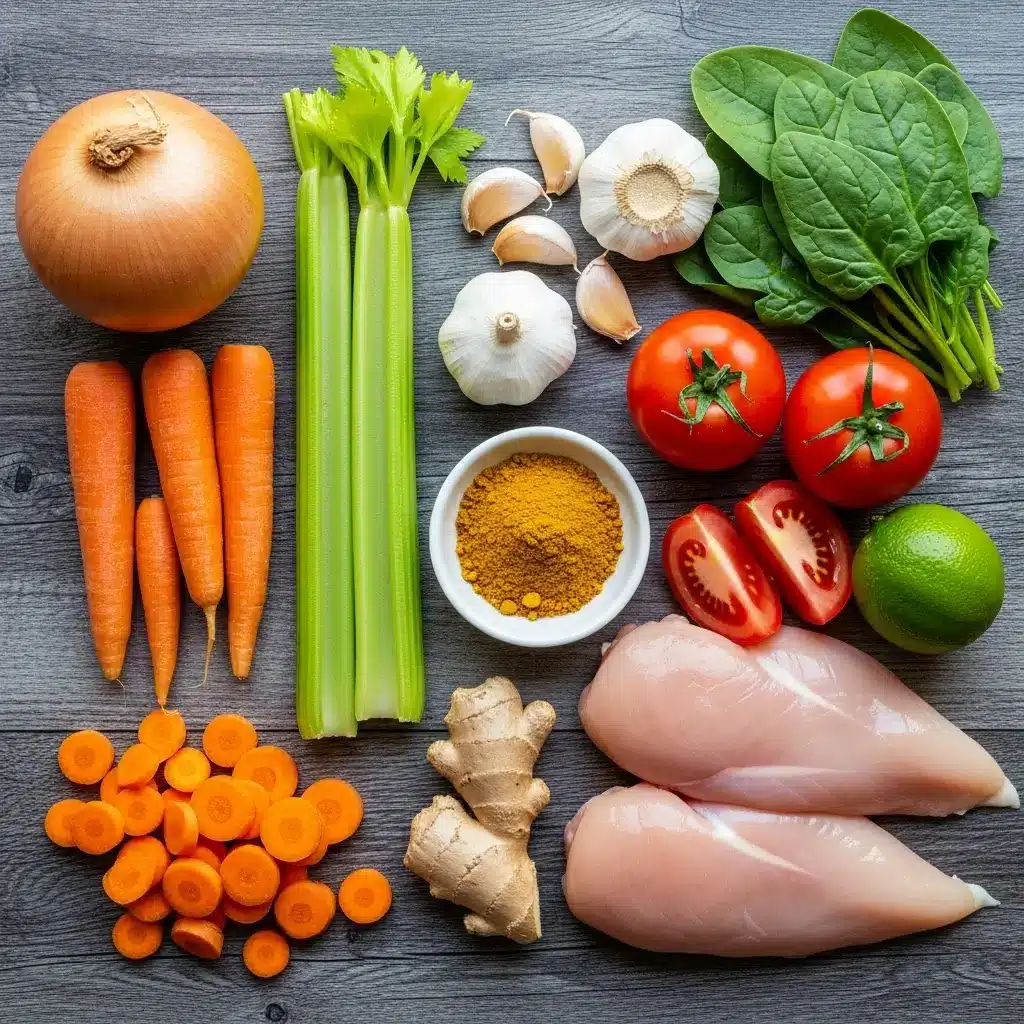 Curried Chicken Soup Ingredients