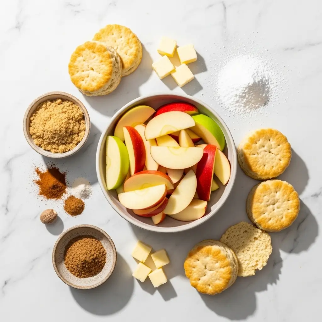 Easy Apple Turnovers with Biscuits Ingredients