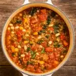 flavorful quinoa vegetable soup in bowl