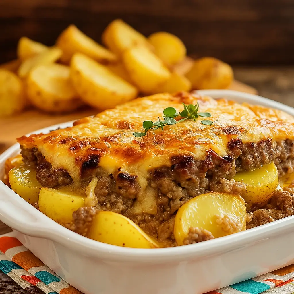 Hamburger Potato Casserole Recipe