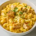 Honey Pepper Chicken Mac and Cheese creamy comfort bowl