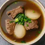 Korean Winter Soup Recipe served in bowl
