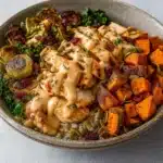 Maple Dijon Chicken Sweet Potato Bowls Dinner