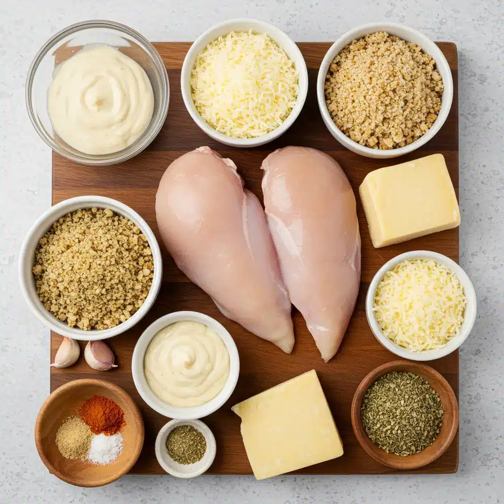 Ingredients for Melt In Your Mouth Caesar Chicken recipe