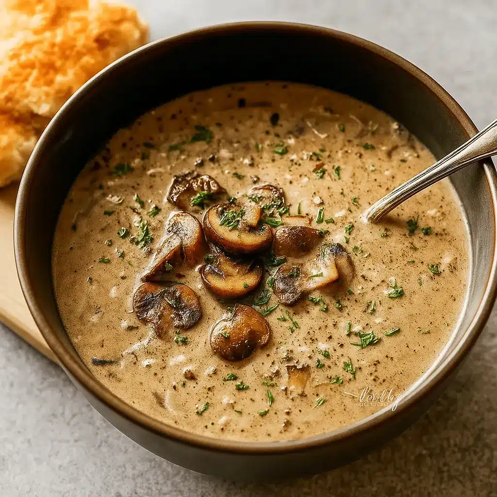 Mushroom Soup Creation: A Creamy Bowl of Comfort