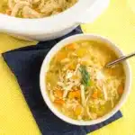 slow cooker chicken and rice soup recipe
