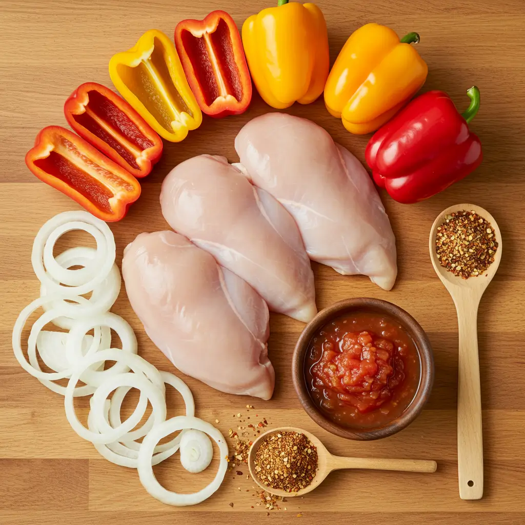Slow Cooker Chicken Fajita Soup Ingredients