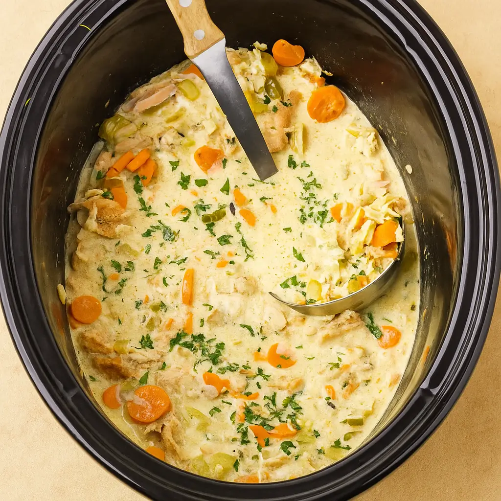 Slow Cooker Turkey and Rice Soup
